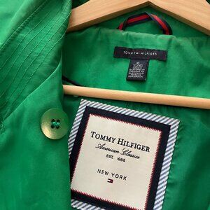 Tommy Hilfiger Green Trench, Size: XL (14)